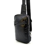 Мини-рюкзак мужской на одну шлейку GA-0204-4lx TARWA Черный фото