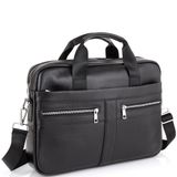 Кожаная сумка для ноутбука мужская Tiding Bag A25-1120A Черный фото