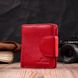 Жіночий яскравий гаманець вертикального типу із натуральної шкіри ST Leather 22453 Червоний