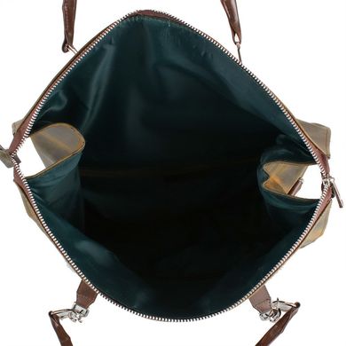 Жіноча повсякденно-дорожня сумка з якісного шкірозамінника LASKARA (Ласкарєв) LK10191-olive Зелений