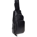 Мужской кожаный рюкзак Borsa Leather K15058-black фото