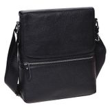 Мужская кожаная сумка Keizer K187015-black фото