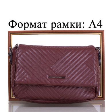 Женская сумка-клатч из качественного кожезаменителя AMELIE GALANTI (АМЕЛИ ГАЛАНТИ) A981042-coffee Коричневый