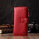 Жіночий вертикальний гаманець з натуральної шкіри ST Leather 22536 Червоний