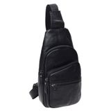 Мужской кожаный рюкзак Keizer K11037-black фото