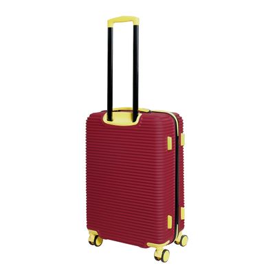 Валіза середнього розміру з полікарбонату Madrid 24"  Vip Collection червона Madrid.24.Red