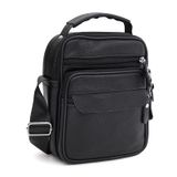 Мужская кожаная сумка Keizer K1523bl-black фото