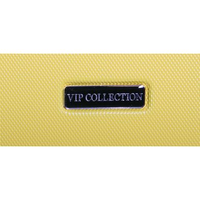 Чемодан пластиковый маленький Chicago 20" Vip Collection желтая CGO.20.Yellow