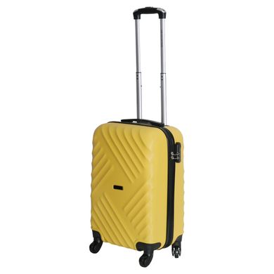 Чемодан пластиковый маленький Chicago 20" Vip Collection желтая CGO.20.Yellow