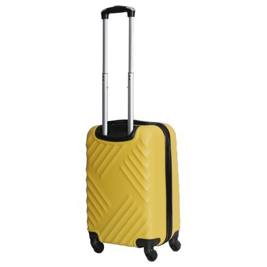 Чемодан пластиковый маленький Chicago 20" Vip Collection желтая CGO.20.Yellow