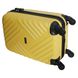 Чемодан пластиковый маленький Chicago 20" Vip Collection желтая CGO.20.Yellow