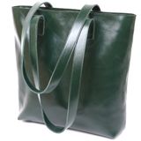 Шкіряна жіноча сумка-шоппер Shvigel 16367 Зелений фото