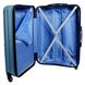 Пластиковый чемодан среднего размера Miami Beach 22" Vip Collection голубая Miami.22.Blue