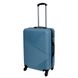 Пластиковый чемодан среднего размера Miami Beach 22" Vip Collection голубая Miami.22.Blue