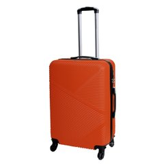 Пластиковый чемодан среднего размера Miami Beach 22" Vip Collection оранжевая Miami.22.Orange
