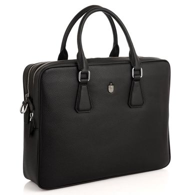 Сумка для ноутбука кожаная мужская черная Royal Bag RB29-9020-6A Черный