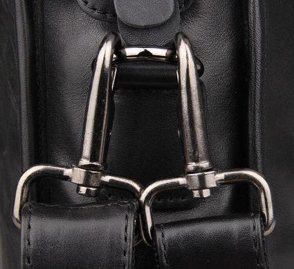 Уценка! Сумка-портфель деловая из натуральной кожи мужская Jasper&Maine 7321A-5 Черный