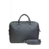 Натуральна шкіряна  ділова сумка Briefcase 2.0 чорний флотар Blanknote TW-Briefcase-2-black-flo фото