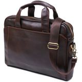 Мужская кожаная сумка-портфель Vintage 20679 Коричневый фото