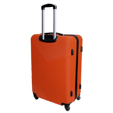 Большой пластиковый дорожный чемодан Miami Beach 26" Vip Collection оранжевая Miami.26.Orange