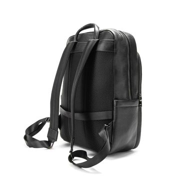 Шкіряний чорний рюкзак Tiding Bag A25F-8528-3A Чорний