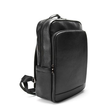 Шкіряний чорний рюкзак Tiding Bag A25F-8528-3A Чорний