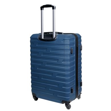 Велика пластикова дорожня валіза Costa Brava 26"  Vip Collection темно-синя Costa.26.Navy