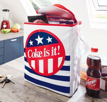 Термосумка Cola Classic Coolbag біла на 14л.