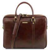 Кожаная сумка для ноутбука Tuscany Leather Prato TL141283 (Коричневый) фото