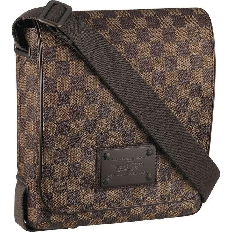 LOUIS VUITTON Shoulder Bag N51210 Brown Damier canvas Damier Brooklyn PM  fused