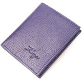 Стильний чоловічий гаманець із натуральної шкіри KARYA 21060 Синій фото