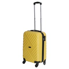 Пластикова валіза для ручної поклажі Chicago" Vip Collection жовта CGO.18.Yellow