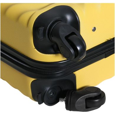 Пластиковый чемодан для ручной клади Chicago" Vip Collection желтая CGO.18.Yellow