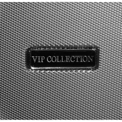 Валіза пластикова маленька Chicago 20" Vip Collection темно-сіра CGO.20.Grey